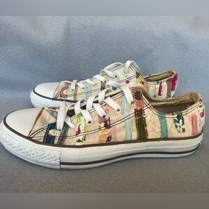 Converse Chuck Taylor All Star Low Multicolor Fabric Sneakers Women Size 7 Men 5